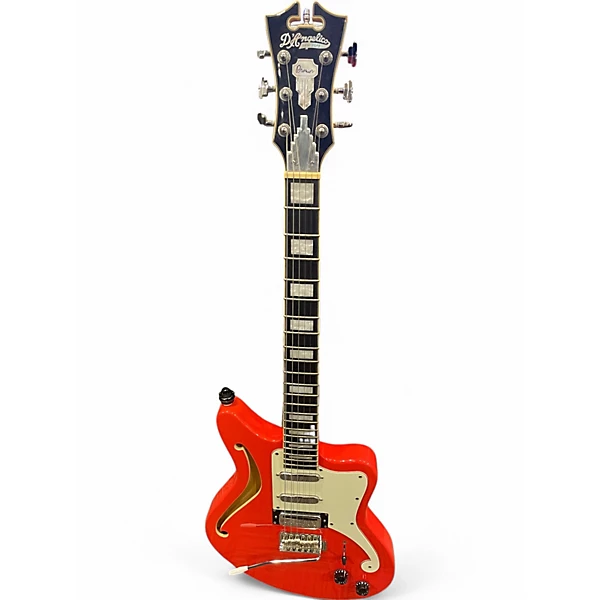 Used D'Angelico D'Angelico Premier Series Bedford SH Fiesta Red Hollow Body Electric Guitar